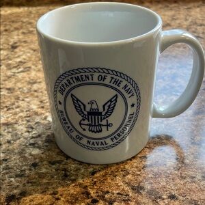 Navy‎ Bureau of Naval Personnel White Mug